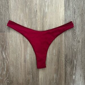 Classic Red Bikini Bottom